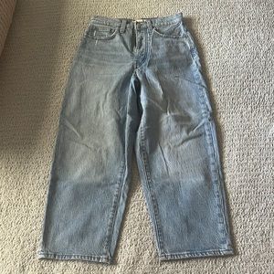 Madewell wide leg jeans